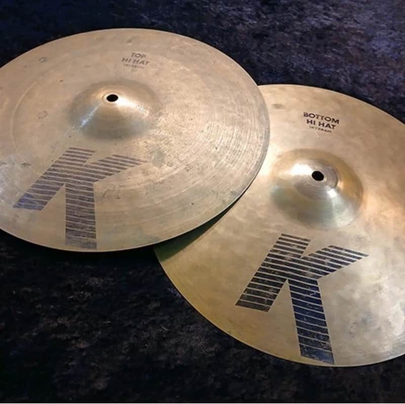 Zildjian 14" K Series "EAK" 1st generation Hi-Hat Cymbals image 1