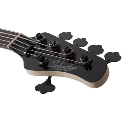 Schecter J-5 5-String Electric Bass - Gloss Black image 3