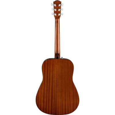 Fender CD-60S Dreadnought Left-Handed Acoustic Guitar - Walnut Fingerboard, Natural image 8