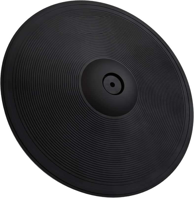 Crash/Ride Cymbal Pad with Ride with Bell for Electronic Drum Kits image 1