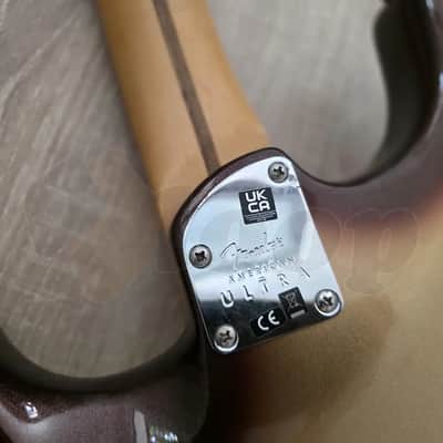 Fender American Ultra Stratocaster Mocha Burst image 10