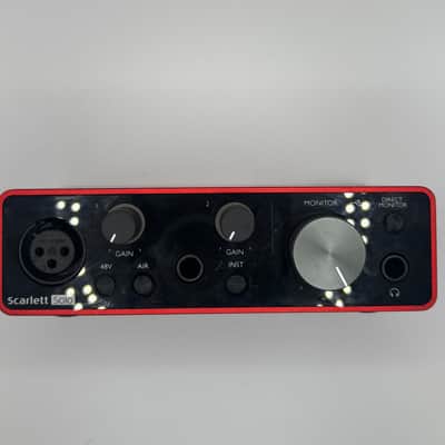 Focusrite Scarlett Solo 3rd Gen USB Audio Interface 2019 - Present - Red / Black image 6