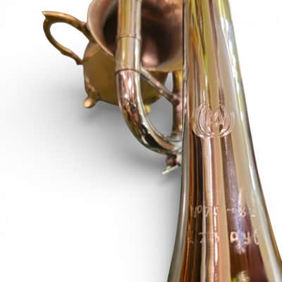 Vintage Soviet Nickel Trumpet Moscow Factory 1975 Original Case 2 Mouthpieces image 7