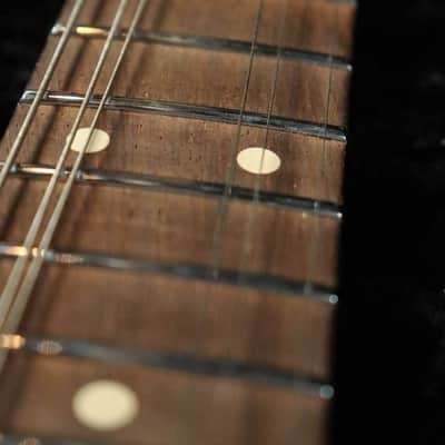 Suhr Custom Modern Mahogany Trans Blue Denim Quilt Top 2010 image 10