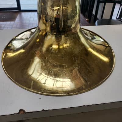 Very Good Used Yamaha YSH-411 Brass Sousaphone with Case and Mouthpiece image 13