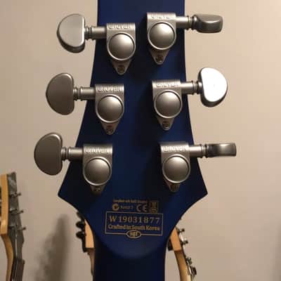 Schecter C-1 Platinum Diamond Series Electric Guitar MIK Midnight Blue Satin MINT! image 20