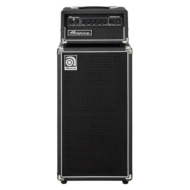 Ampeg MICRO-CL Micro-CL Bass Amp Stack - 100-Watt Head with 2 x 10 Cabinet image 1