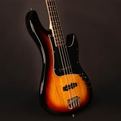 Cort GB34JJ 4-String Electric Bass, JJ Pickups, 3 Tone Sunburst image 5