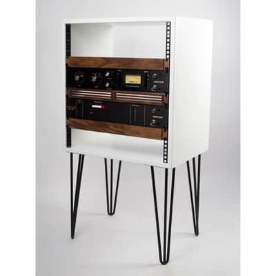 19" studio rack case | pure white | 12u 35cm depth | hand made in Amsterdam image 3