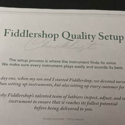 Fiddlerman 4/4 Concert Violin With Case/Shoulder Rest/Carbon Fiber Bow 2024 - Natural image 10