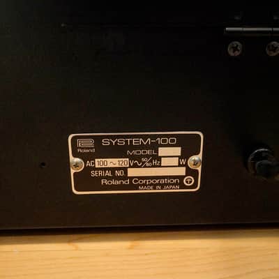 Roland System 100 Modular Synthesizer 1975 - 1979 - Black / Silver image 10