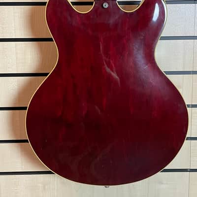 Gibson 1975 ES-335 TD Winered Split-Switch Flower Tuners Tarback PU´s Electric Guitar Case used image 17
