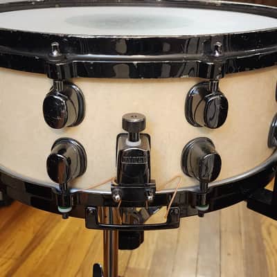 1997 Mapex Black Panther Birdseye Maple Snare 14x5.5 - Made in Taiwan (11/97 Date) image 5
