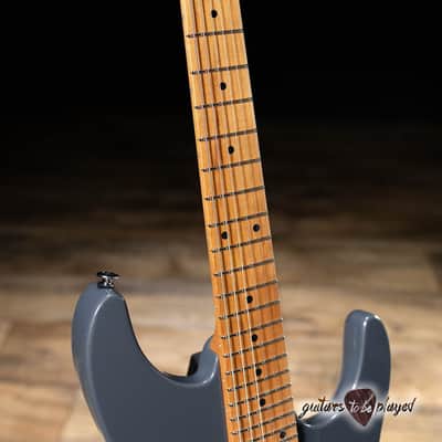 Ibanez AZ2402 Prestige HH Roasted Maple Neck Guitar w/ Case – Gray Metallic image 4