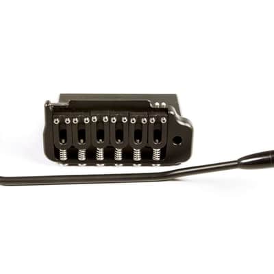 Hipshot Contour 2-Point Strat Tremolo Bridge Black - 42mm Block - 42100VB image 3