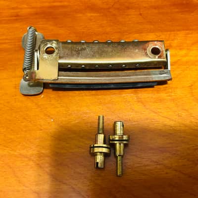70’s mij japan Spring muffle bridge with mounting posts 70’s - Gold image 2