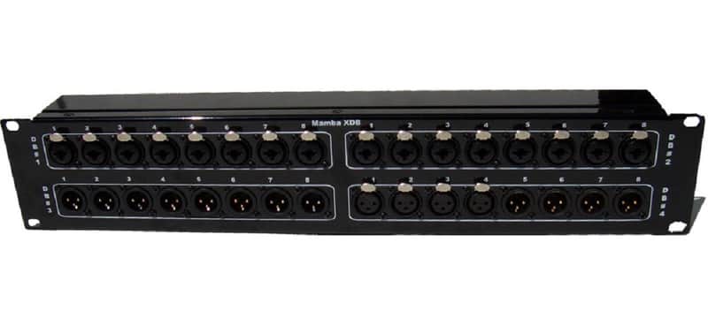 Mamba UDB - ULN-8 Custom Patch Bay 2RU [16 in x 8 out x 8 AES] image 1
