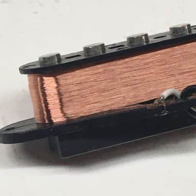 Fender Japan MIJ Strat Bridge Pickup Vintage 1980s Natural Relic Black Ceramic Bobbin image 3
