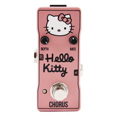 Circle of Tone CHORUS Guitar Effect Pedal True Bypass DEPTH/RATE Hello Kitty Series image 1
