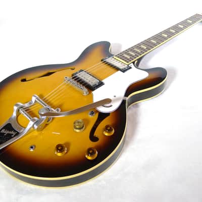 The Beach Boys Owned and Stage-Played MIJ Epiphone Riviera 6/VS Elite Sunburst Semi-Hollow Electric Guitar W/ Handwritten Bass Lines on a Grammy Ballot Invitation Letter image 14