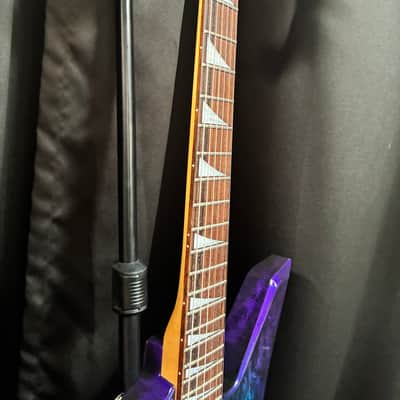 Jackson Pro Series KE3 Kelly 2003 - 2009 - Eerie Dess Swirl w/ Floyd Rose image 9