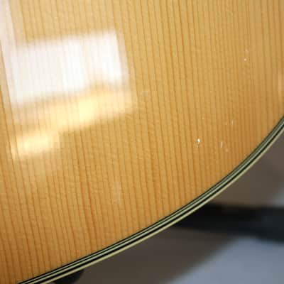 2006 Yamaha FG730S Solid Top Acoustic Guitar Natural With Hard Shell Case image 4