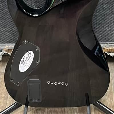 Schecter Hellraiser Hybrid C-1 2014 - Present - Trans Black Burst image 8
