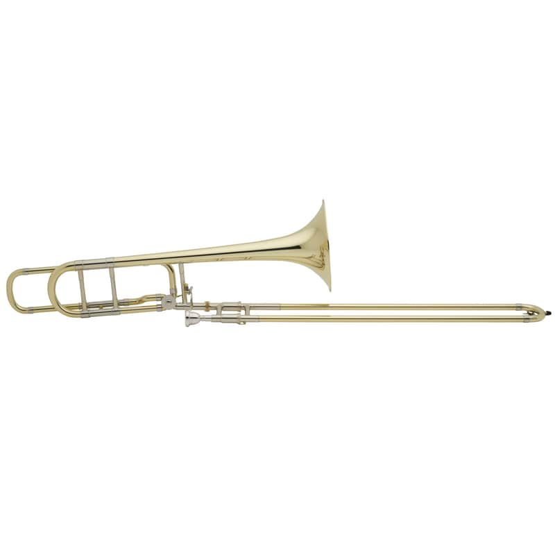 Bach 42BO Stradivarius Tenor Trombone Open Wrap, F Attachment Yellow Brass Bell image 1