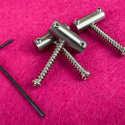 GVT® Titanium Saddles Set for Fender® Telecaster® – Vintage-Style Bridge Saddles image 2
