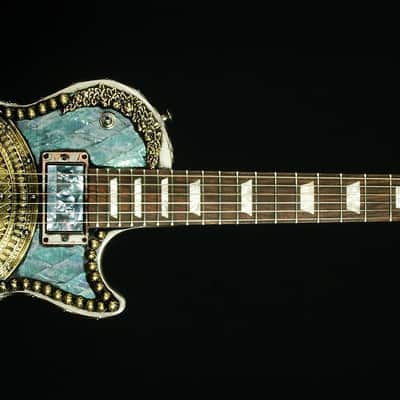Gibson Les Paul Studio Electric Guitar Steampunk'd by Franco Design Studio image 3