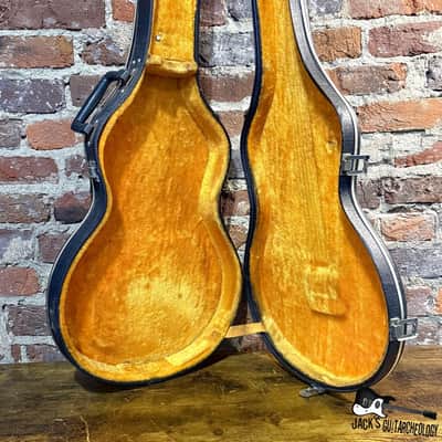 Vintage Japanese Guitar Case (1960s - Black) image 4