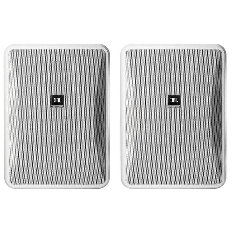 JBL Control 28-1-WH | 8inch Two Way Vented Loudspeaker White Pair image 1