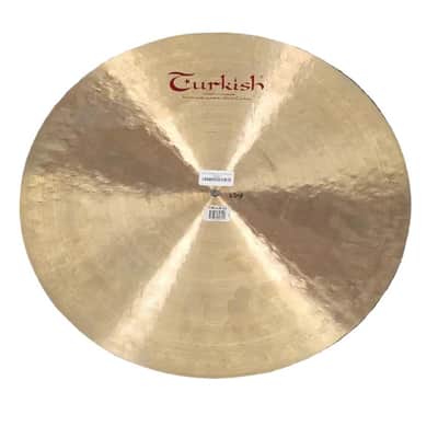 Used Turkish Millenium Flat Ride Cymbal 22" - Good image 3