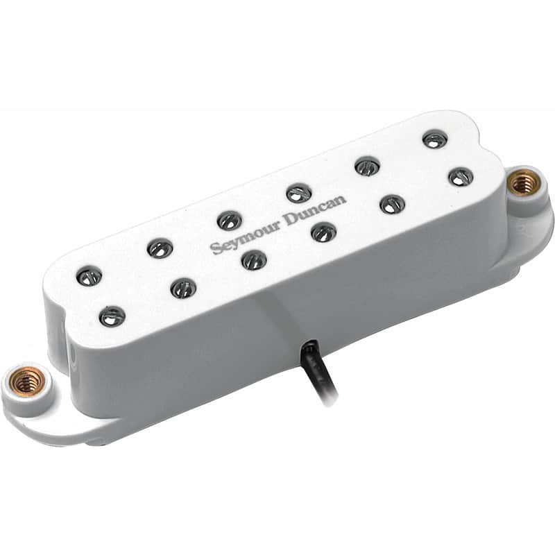 Seymour Duncan SL591 Little 59 Strat Humbucker Pickup, White, SL591B, Bridge image 1