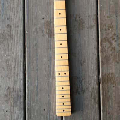 2013 Genuine Fender Lefty Standard Telecaster Neck Tele Amber Naturally Tinted image 1