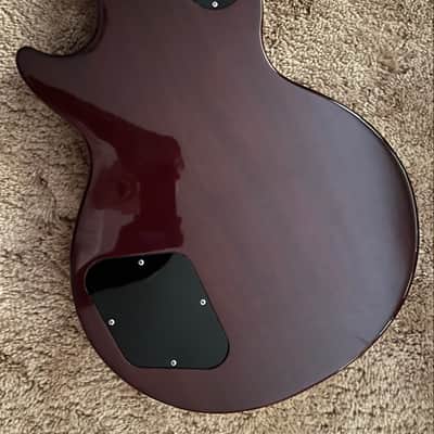 Orville by Gibson LPR 1993 - Lemon Burst Light Tiger Flame Lacquer Cream Fret Edge Binding image 7