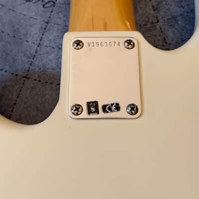 Fender American Original '60s Precision Bass with Rosewood Fretboard 2018 - 2019 - Olympic White image 7