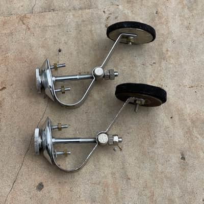 Pair (2) 50/60's Sonor Muffler Tone Controls Snare/Tom Tear Drop Western Germany image 10