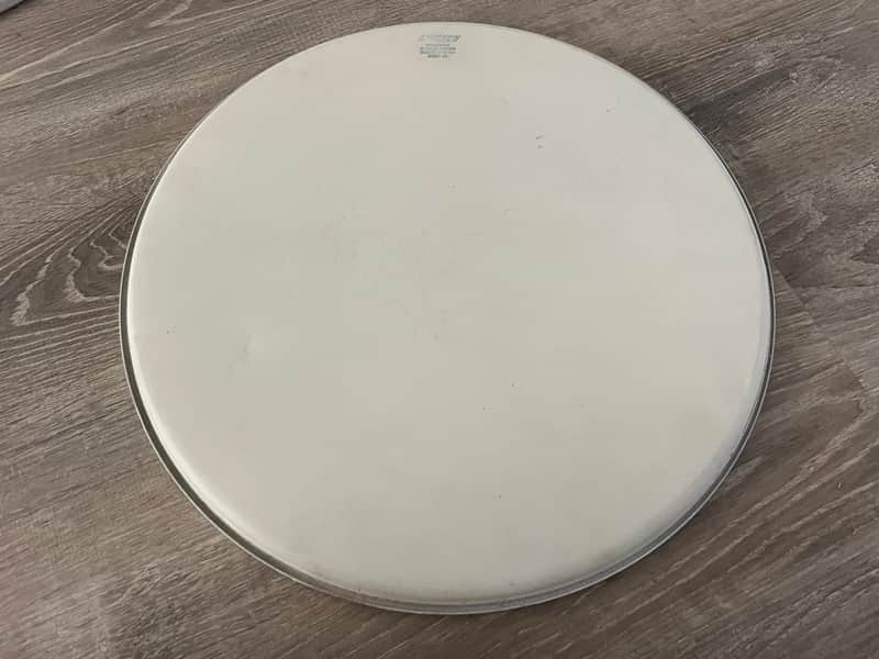 Gretsch 1960s Round Badge Era Blue Ink Permatone Coated Drum Head 16 Inch image 1
