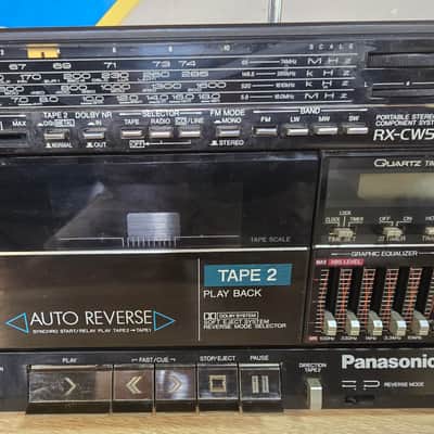 100% Serviced Panasonic RX-CW55L Rare Vintage BoomBox Ghettoblaster  Cassette Deck Japan image 4