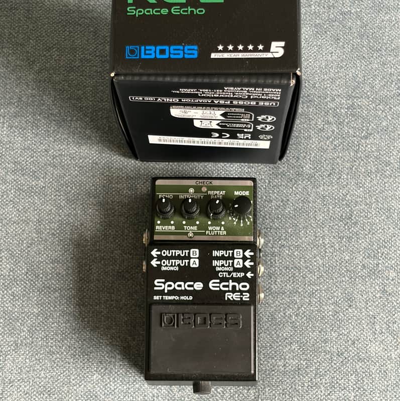 Boss RE-2 Space Echo 2022 - Present - Black / Green image 1