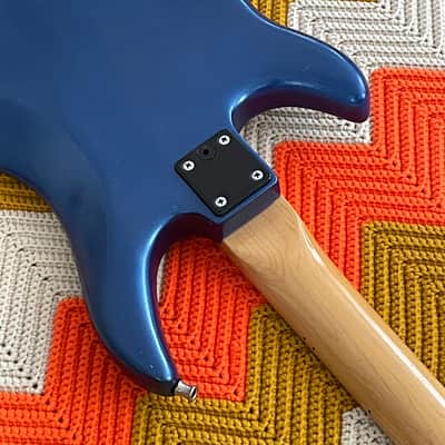 Peavey Patriot - Active EMG 81!! - Modded and Repainted in the Coolest Way!! - Angular Prog Guitar! - Original Case! - image 6