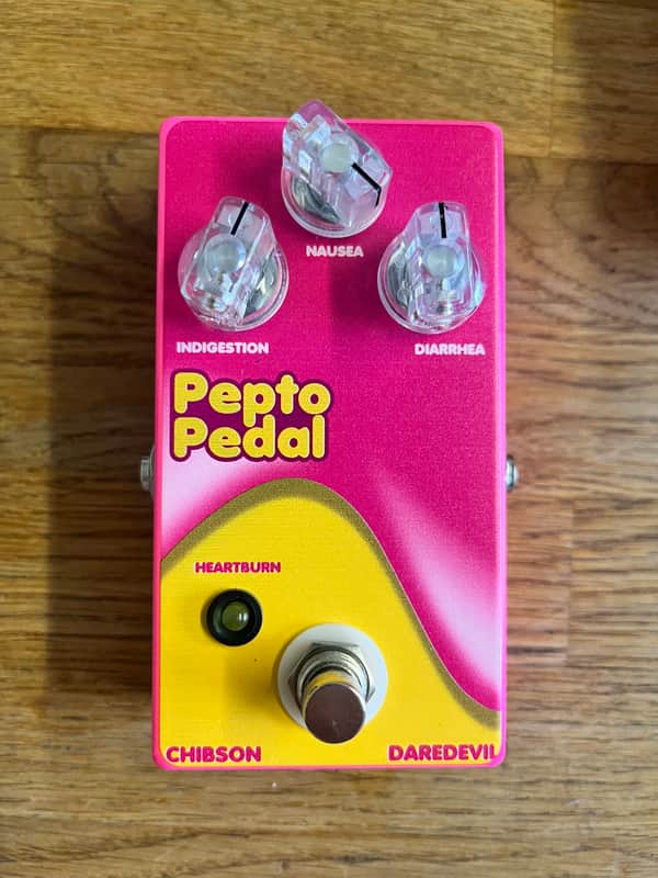 Chibson Pepto Bismol Limited Edition Fuzz Guitar Pedal – Excellent Condition image 1