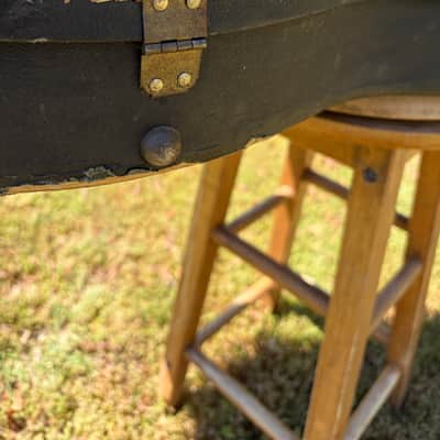 1960’s Gibson EB-2 Case - Black - Yellow Interior image 4