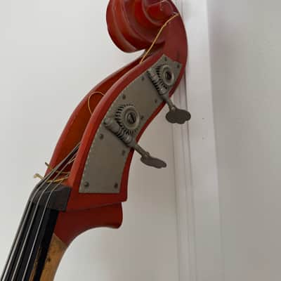 Upright acoustic bass 3/4" scale w/ pickup and French bow. image 3