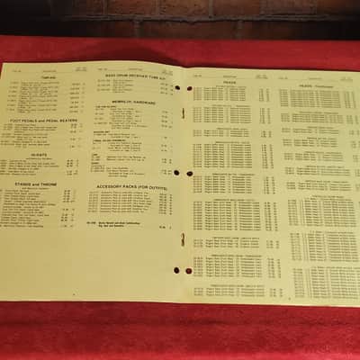 Vintage 1977 Rogers Price List image 3