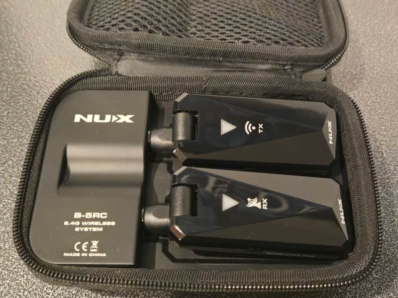 NuX B-5RC 2.4GHz Wireless Guitar System 2022 - Present - Black image 1