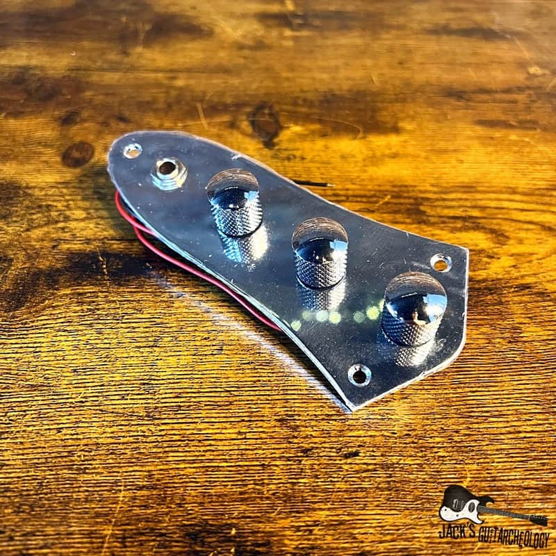 Economy Loaded J-Bass Loaded Control Plate (2020s - Chrome) image 1