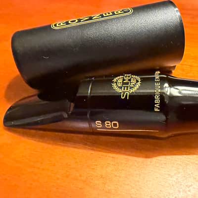 Selmer Paris S80 C* Alto Saxophone (Sax) Mouthpiece - Black Hard Rubber image 4