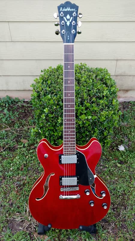Washburn HB-30 guitar 335 style Made in Korea image 1